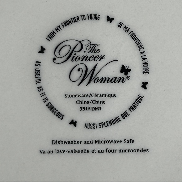 Pioneer Woman Stoneware Sweet Rose Pattern Replacement Salad Plate - Picture 5 of 5